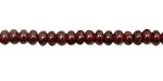 Garnet Rondelle 5.5-6mm