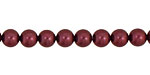 Raspberry Shell Pearl Round 6mm