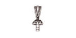 TierraCast Antique Silver (plated) Royal Bail Glue In 7x17mm