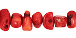 Coral Tumbled Nugget 7-10x10-12mm