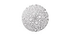 Lillypilly Silver Geometrics Anodized Aluminum Disc 19mm, 22 gauge
