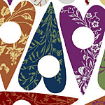 Nunn Design Floral Heart Transfer Sheet
