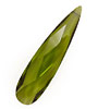 Fern Faceted Flat Teardrop 9x36mm