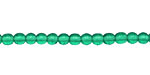 Czech Glass Emerald Round 4mm