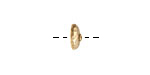 Nunn Design Antique Gold (plated) Hammered Bead Cap 4x11mm