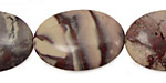 Porcelain Jasper Flat Oval 30x20mm