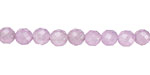 Lavender Candy Jade Faceted Round 6mm