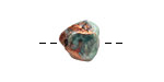 Xaz Raku Green Small Nugget 11-13mm