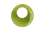 Tagua Nut Apple Gypsy Hoop 25mm