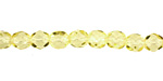 Czech Fire Polished Glass Jonquil Round 6mm