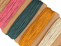 Spring Hemp Twine 20 lb, 29.8 ft x 4 colors