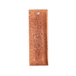 Nunn Design Antique Copper (plated) Flat Grande Thin Tag 13x37mm