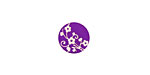 Lillypilly Purple Floral Vine Anodized Aluminum Disc 11mm, 24 gauge