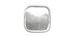Nunn Design Sterling Silver (plated) Large Square Frame Button 18mm