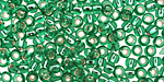 TOHO Dark Peridot (with Silver Lining) Round 6/0 Seed Bead