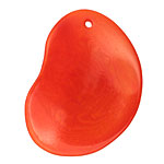 Tagua Nut Orange Potato Chip 30-37x37-47mm