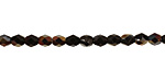 Czech Fire Polished Glass Twilight Jet Round 4mm