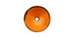 C-Koop Enameled Metal Mandarin on White Disc 3-4x18-20mm