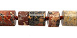 Leopardskin Jasper Barrel Rondelle 10mm
