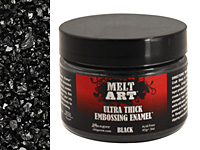 Melt Art Black Ultra Thick Embossing Enamel 3 oz.