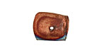 XAZ Raku Stan's Rust Large Squaredelle 5-6x12-14mm