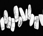 White Howlite Stick 2-5x14-25mm