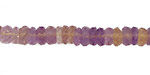 Ametrine Faceted Rondelle 7mm