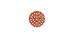 Lillypilly Bronze Crochet Anodized Aluminum Disc 11mm, 24 gauge