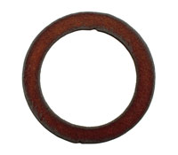 The Lipstick Ranch Rusted Iron Large Circle Pendant 50mm