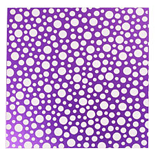 Lillypilly Purple Scattered Dots Anodized Aluminum Sheet 3"x3", 24 gauge