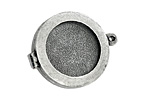 Nunn Design Antique Silver (plated) Small Plain Locket 30mm