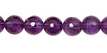 Amethyst Faceted Round 10mm