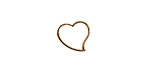Stampt Antique Copper (plated) Cutout Heart 12mm