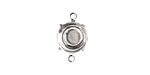 Nunn Design Sterling Silver (plated) Circle Prong Setting 18x12mm