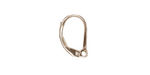 TierraCast Sterling Silver Plain w/ Ring Leverback