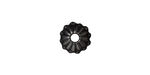 TierraCast Gunmetal Large Hole Joy Rondelle 6x10mm