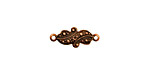 Stampt Antique Copper (plated) Ribbon Connector 12x7mm