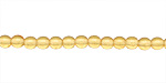 Czech Glass Medium Topaz Round 4mm