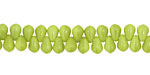 Czech Glass Chartreuse Teardrop 4x6mm