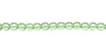 Czech Glass Luster Peridot Round 4mm