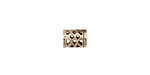 Stampt Antique Pewter (plated) Filigree Tube 8x6mm