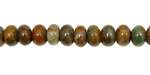 Copper Green Opal Rondelle 8mm