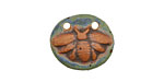 Kylie Parry Ceramic Blueberry Bee Connector 25x21mm