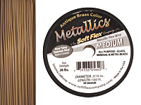 Soft Flex Antique Brass .019" (Medium) 49 Strand Wire 100ft.