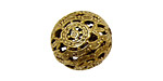 Stampt Antique Gold (plated) Filigree Ball 20mm