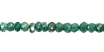Mystic Quartz (green) Faceted Rondelle 4mm
