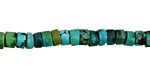 Chinese Turquoise Irregular Heishi 5-6mm