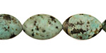 African Turquoise Horse Eye 19x12mm