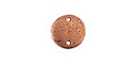 Nunn Design Antique Copper (plated) Flat Mini Circle Tag Link 13mm