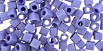 TOHO Opaque Frosted Periwinkle Cube 4mm Seed Bead